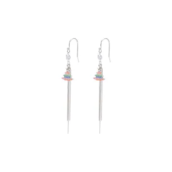 Vegetarian S925 Silver Earrings Women's