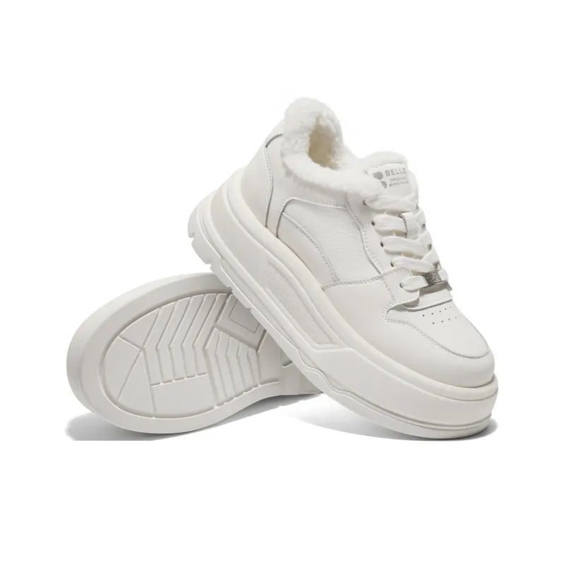 BELLE Lightweight Wear-Resistant And Slip-Resistant Low-Top Skateboard Shoes Women's-19