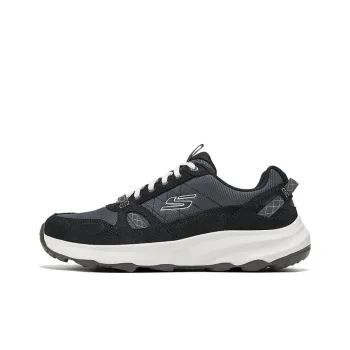 Skechers OUTDOOR MENS Anti Slip Wear Resistant Low Top Outdoor Shoes Men's Black Gray Color
