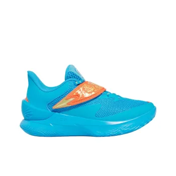 Under Armour Anti Kick And Abrasion Resistant Low Top Children's Basketball Shoes Blue Teenagers