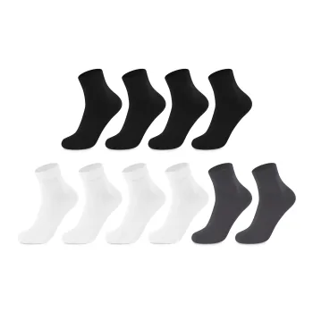 FAIRWHALE Mid Calf Socks Unisex 5 Pack