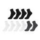 5 Pack (Black+Black+Dark Gray+White+White)
