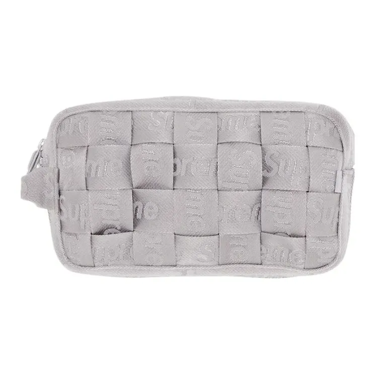 Supreme Fabric Clutch Regular Unisex Gray-3