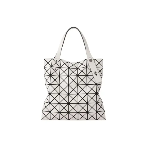 ISSEY MIYAKE Prism Polyvinyl Chloride Resin Tote Bag, Shopping Bag, Handbag Women's Bright Gray