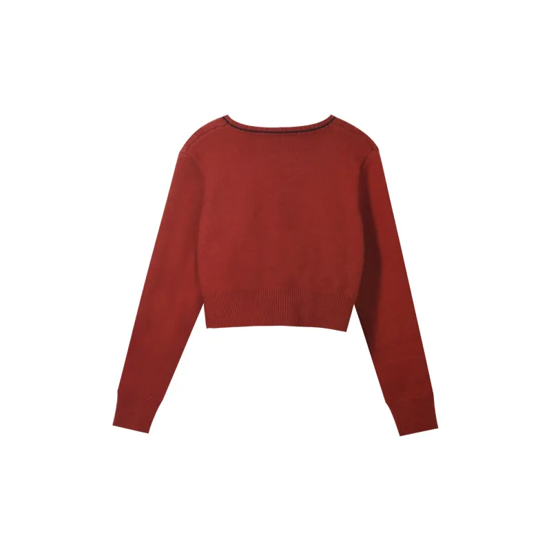 MISHOW Knitwear Women's Red-1