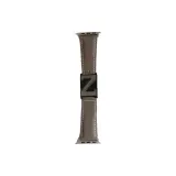 Super Soft Comfortable Custom Genuine Cow Leather Z-Shaped Magnetic Clasp Apple Style-Khaki