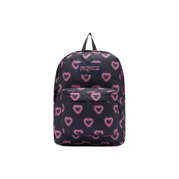 JanSport Polyester Backpack Women's Black Heart