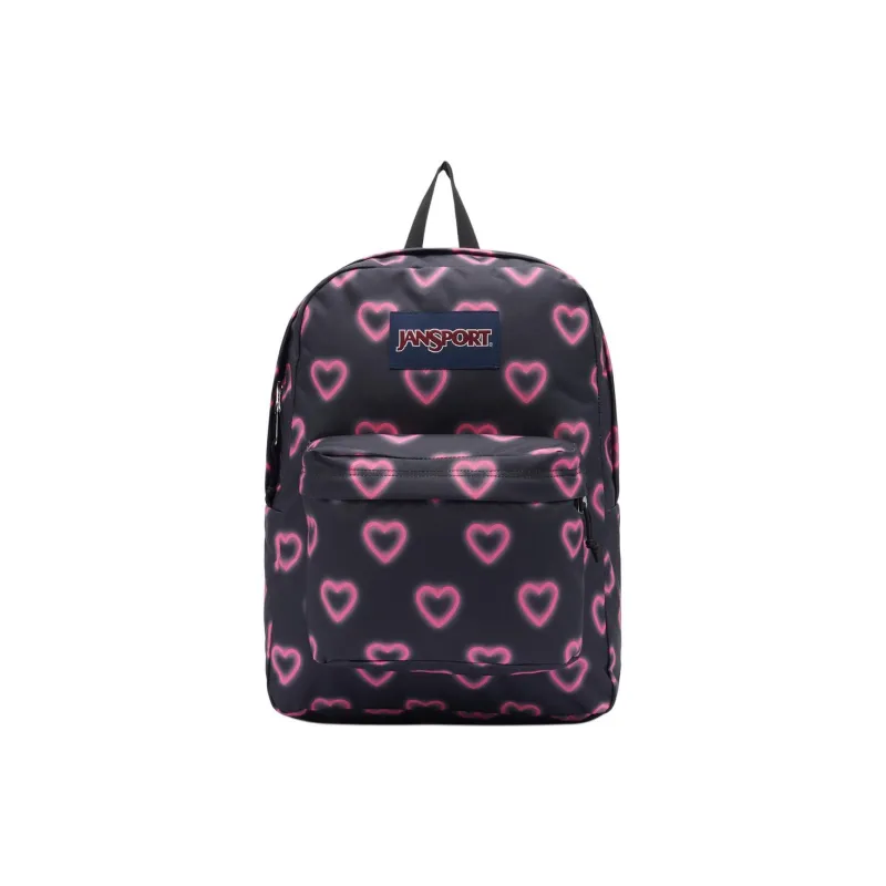 JanSport Polyester Backpack Women's Black Heart-0