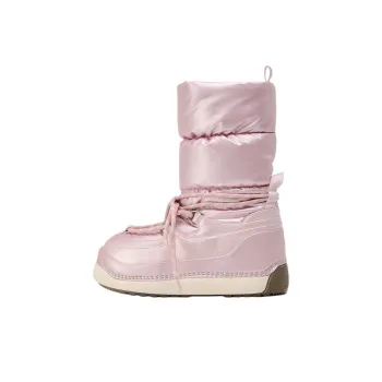ZARA SKI Skiing Series Thermal Short Mid Calf Snow Boots Women's Pink