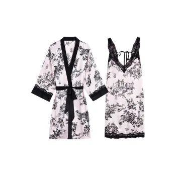IIZZINI Pajama Set Women's Upside Down Daffodil