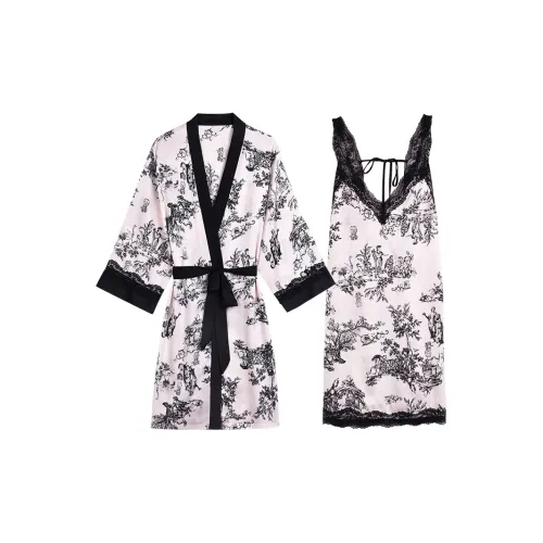 IIZZINI Pajama Set Women's Upside Down Daffodil