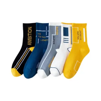 MIIOW Mid-Calf Socks Men's 5 Pack