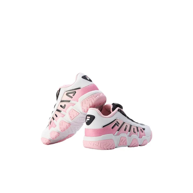 FILA KIDS BOA Slip-Resistant Breathable Low-Top Children's Basketball Shoes Legend Blue Pastel Fuchsia Kids'-3
