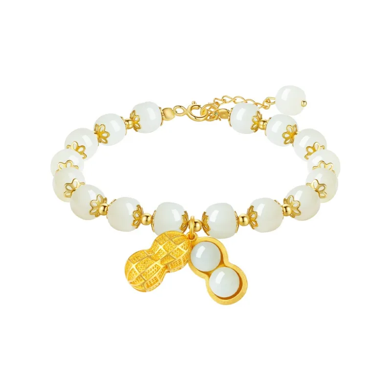 Royal Heaven's Choice Hetian Jade Bracelets Sugar Jade Unisex-0