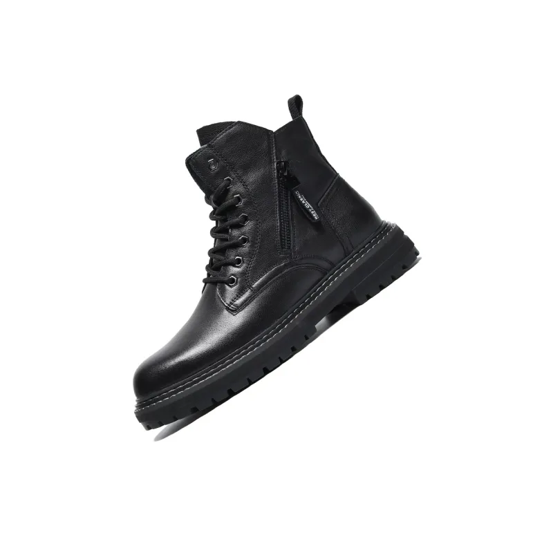 Ruomini Crew Martin Boot Low Heel Men's-1