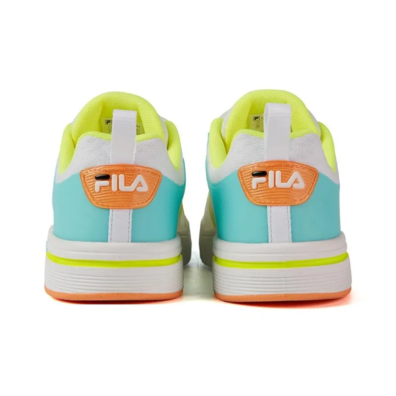 FILA KIDS Low Top Kids' Skateboarding Shoes FILA White/Transparent Blue Teenagers-2