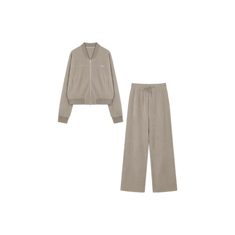 IHIMI Casual Suit Women's Warm Coffee-2