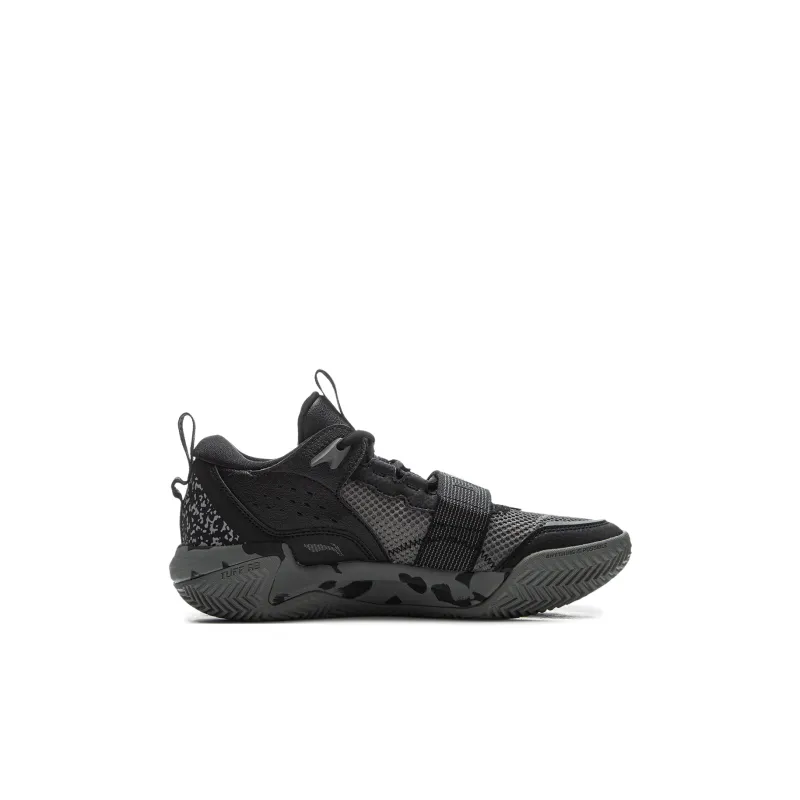 LINING YOUNG Basketball Low Top Children's Basketball Shoes Black/Asphalt Gray Kids'-1