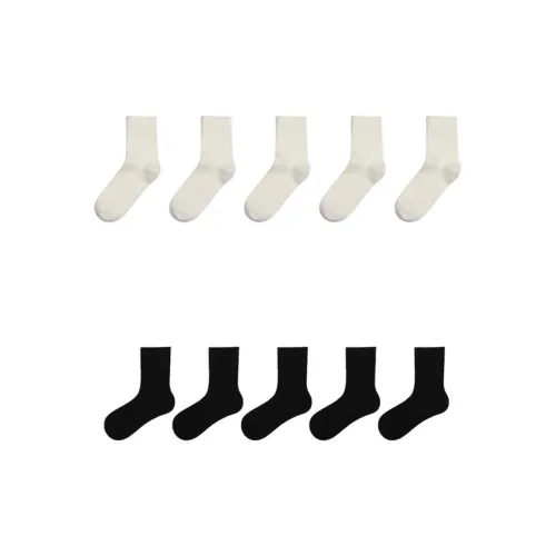 Flowers In The House Mid Calf Socks Unisex 5 Pack