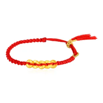 Chongqing gold store Gold Bracelet Unisex
