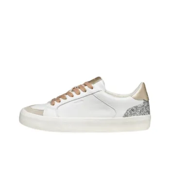 GEOX Emmeleny Wear-Resistant Low-Top Skateboard Shoes Women's White
