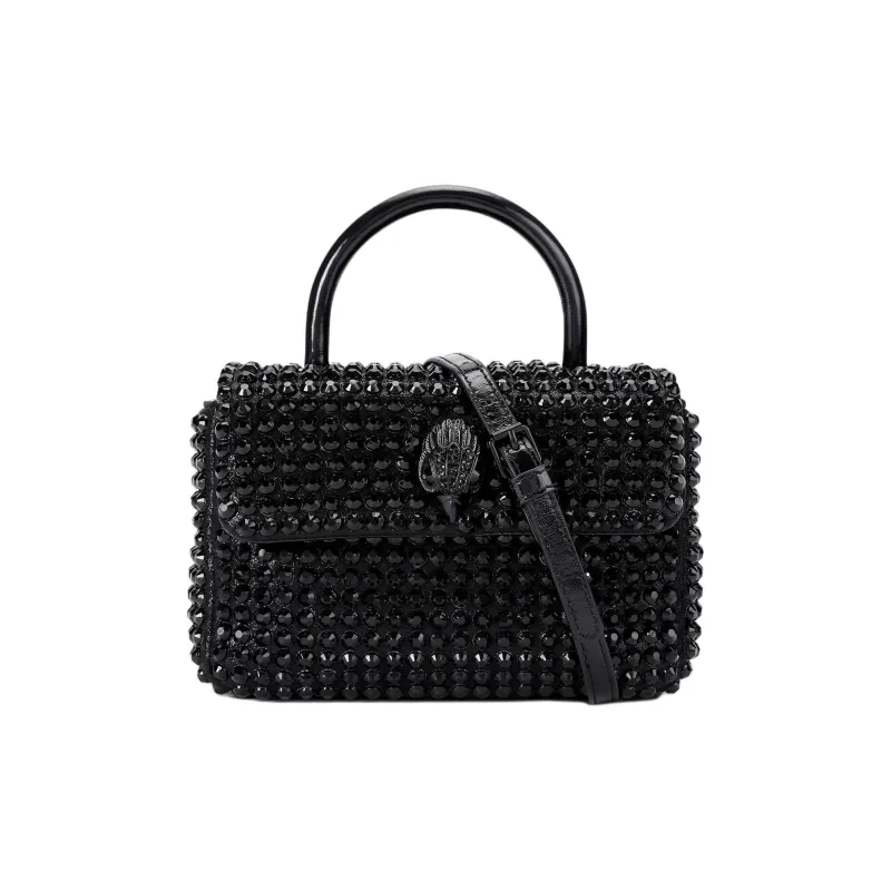 Kurt Geiger London Kensington Fabric One Shoulder Handbag Mini Women's Black-0