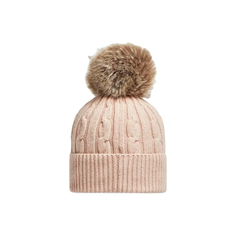 Moncler Logo Patch Pompom Detailed Beanie-1