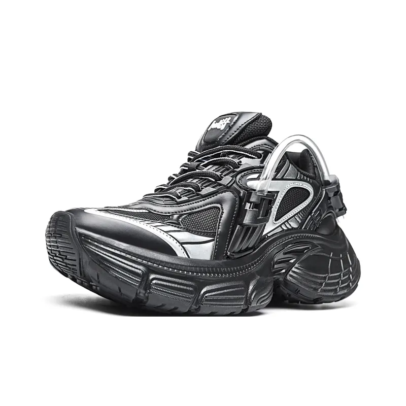 MVA Low Top Chunky Sneakers Unisex Black-1