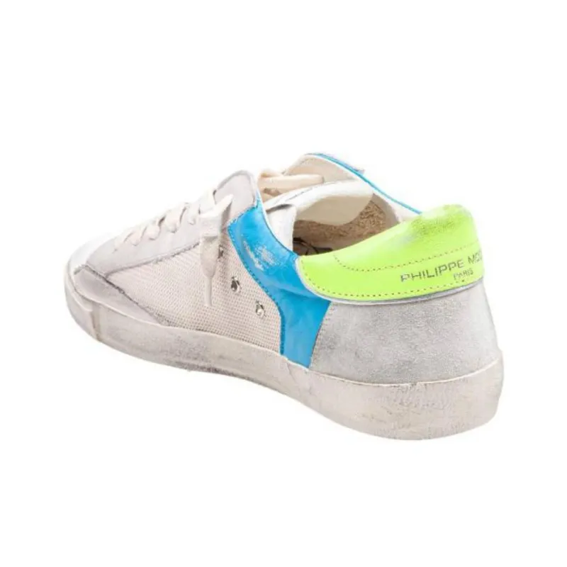 PHILIPPE MODEL Wear Resistant Low Top Skateboard Shoes Men's White-3