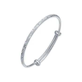 LIU GUI FU JEWELRY 990 Silver Bangles Women's