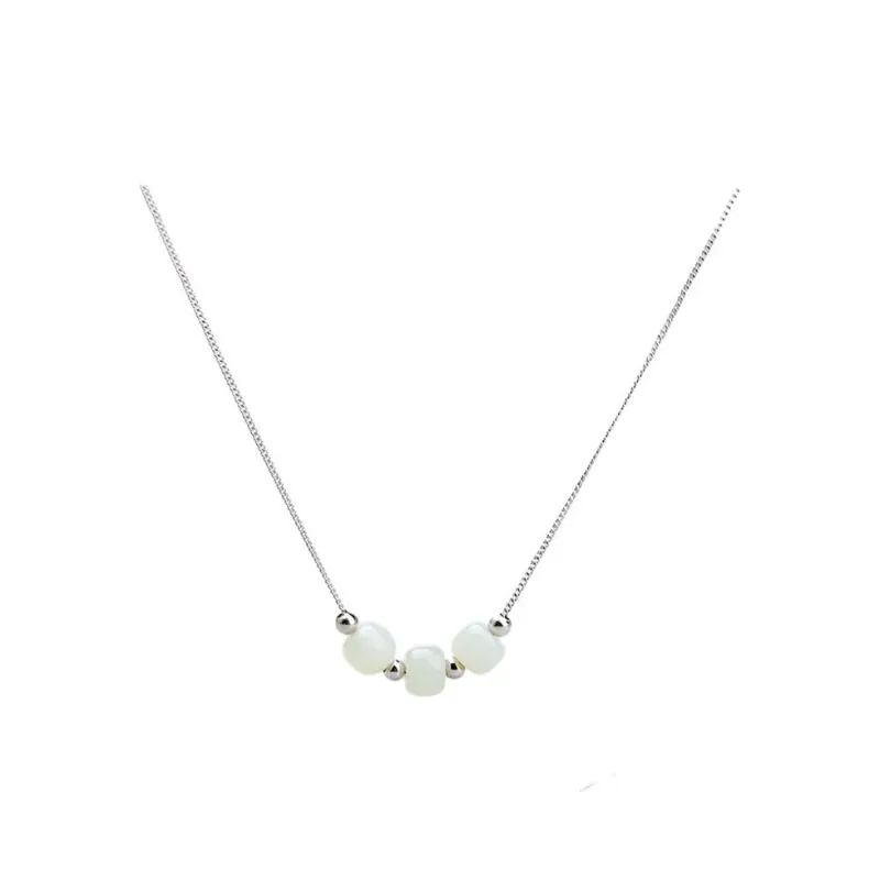 Royal Heaven's Choice Hetian Jade Necklaces Pale Greenish White Jade Unisex-0