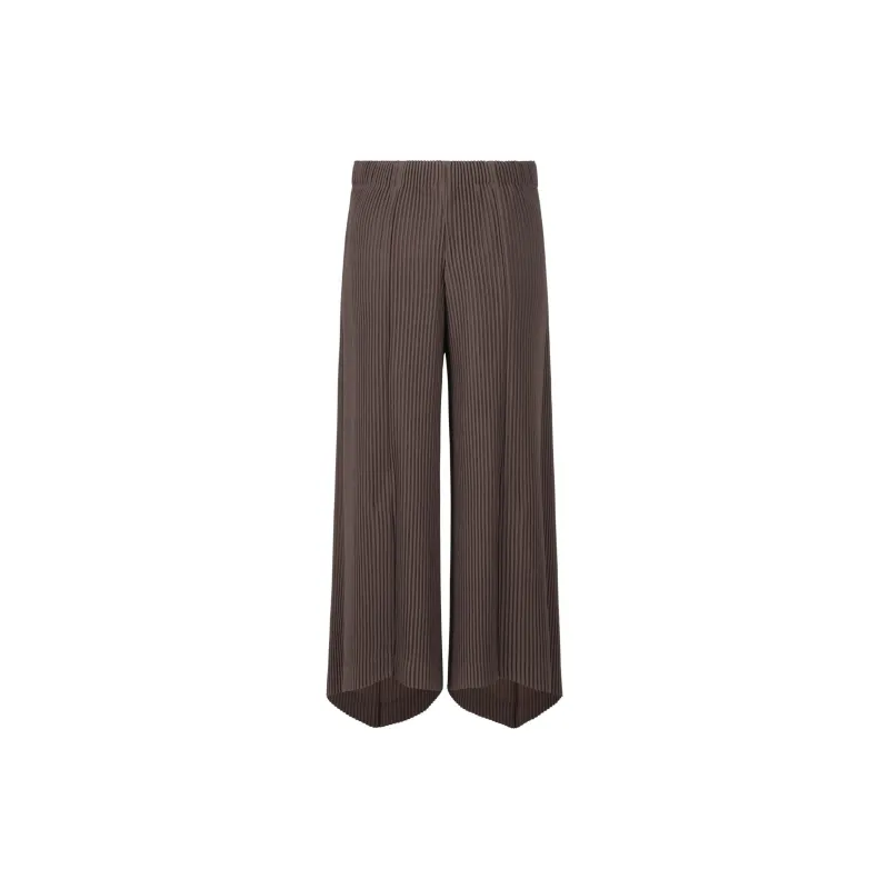 Homme Plissé Issey Miyake Casual Pants Men's Brown-1