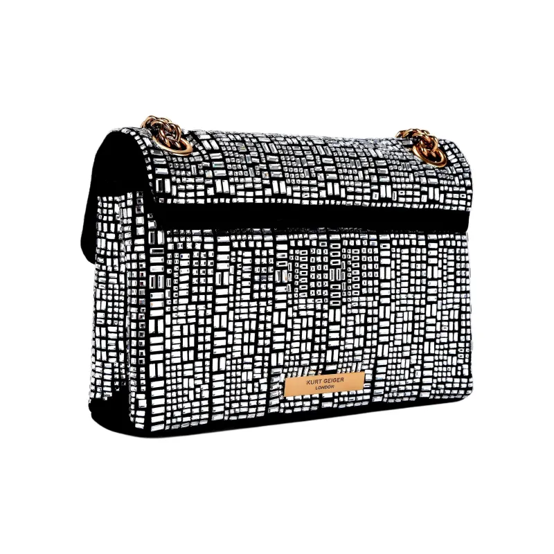 Kurt Geiger London Kensington Crystal Shoulder Bag Mini Women's Black-2