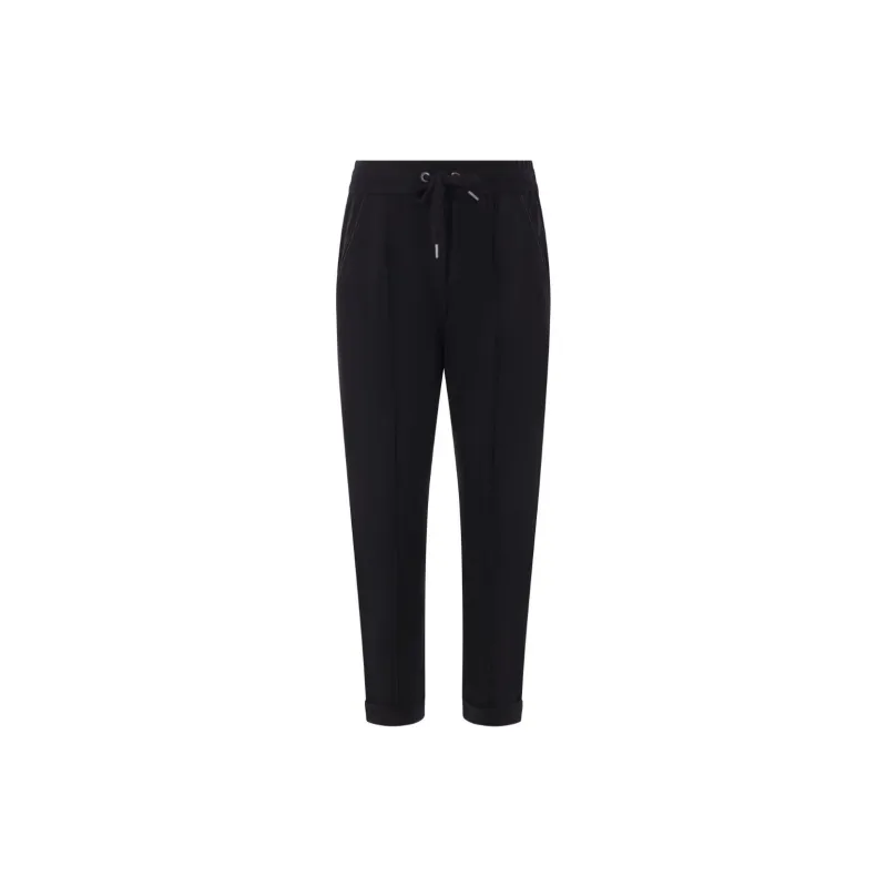 Brunello Cucinelli Embellished Drawstring Track Trousers-1