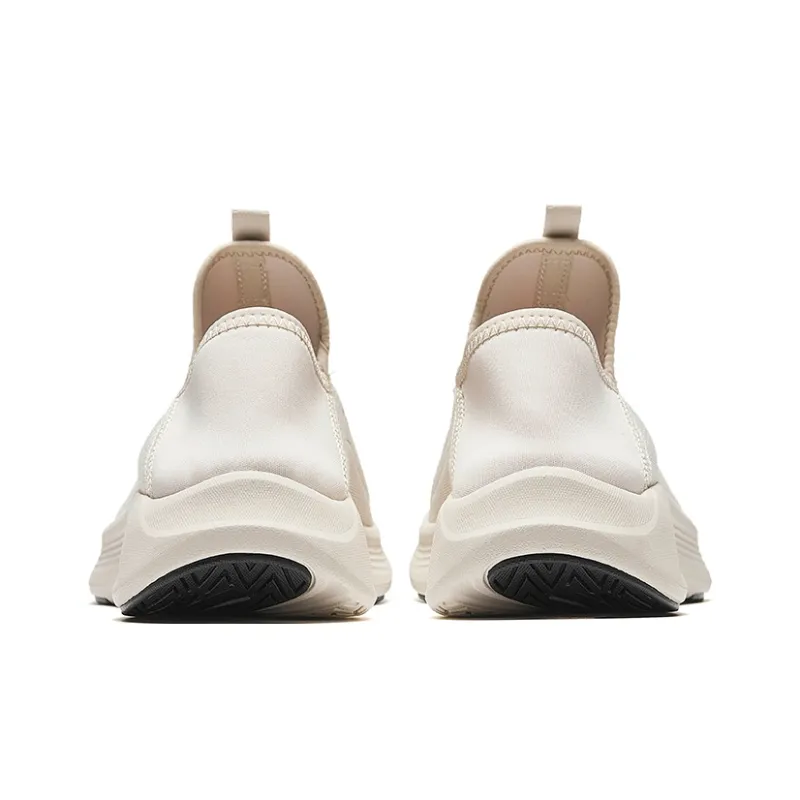 CHAOJIANTA Anti Slip And Wear Resistant Breathable Low Top Slip on Training Shoes Women's Ecru-3