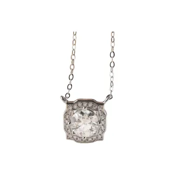 Stone On The Line S925 Silver Pendants Women's