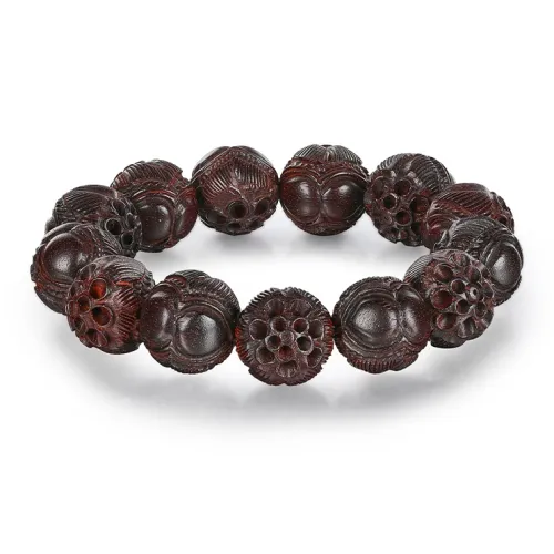 Cuiya Golden Building Rosewood Bracelets Unisex