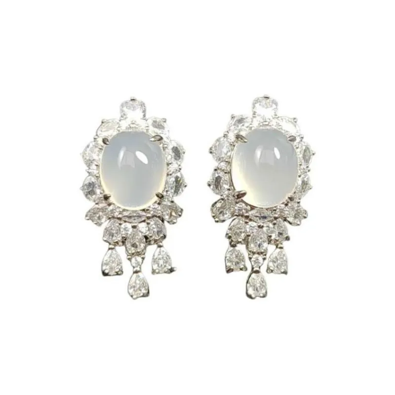 Grace Chalcedony Earrings Women's-0