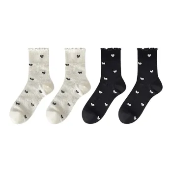 JIAZINI Mid-Calf Socks Women's 4 Pack