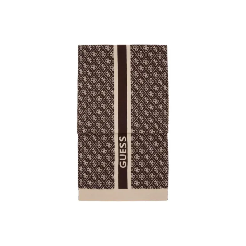 GUESS Polyester Knit Scarves Women's Brown-0