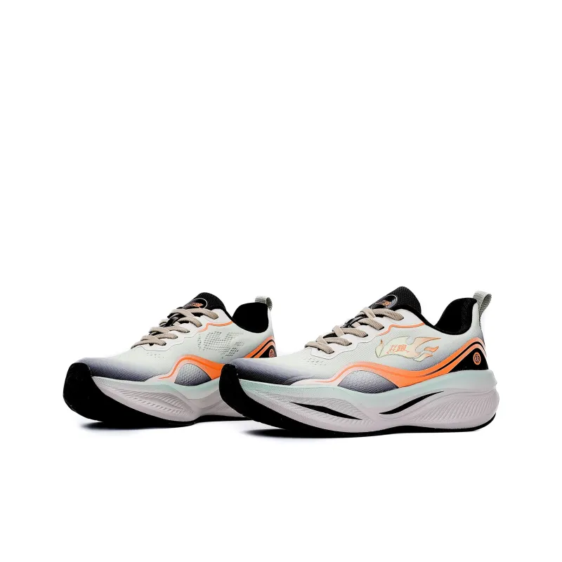 POLUDIYIPI Blaze GT2.0 PRO Running Shoes Unisex Low Top Light Gray Heather Orange-1