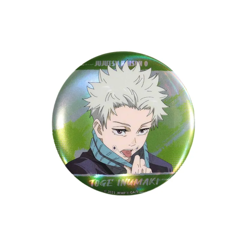 BOOM COMIC Yuta Okkotsu Maki Zen'in Toge Inumaki Panda Satoru Gojo Suguru Geto Jujutsu Kaisen 0 Laser Light Beam Badges-2