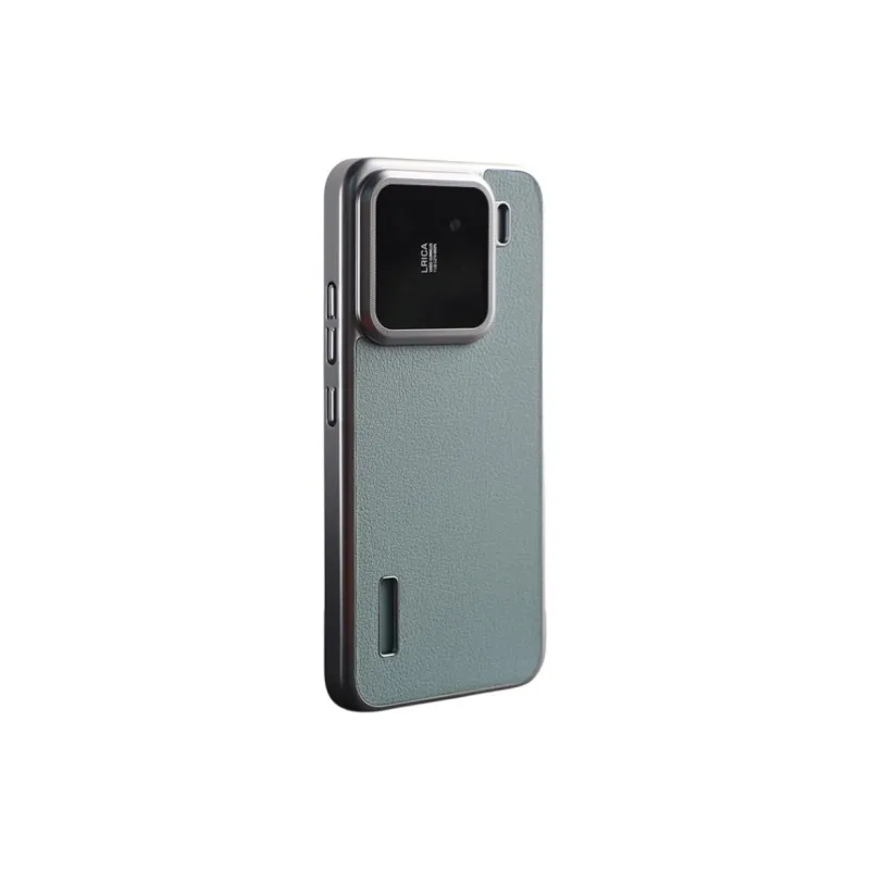 TXBX PC Material Electroplated Frame Litchi Grain Phone Case Compatibility With Xiaomi 15/15 Pro/14 Ultra/13 Ultra-8