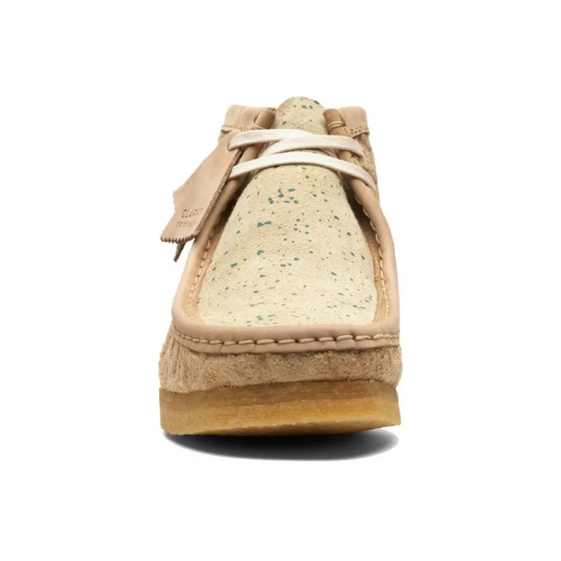 Clarks Originals Wallabee Boot Natural Green Women's-3