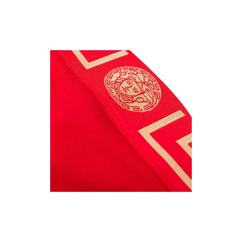VERSACE Classic Greca Border Thong 'Red'-4