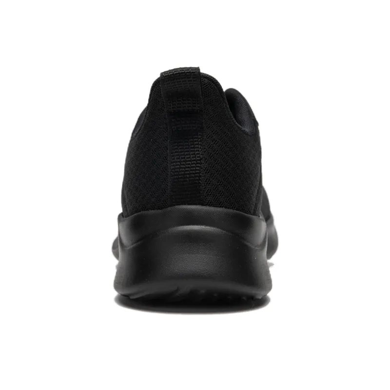Erke Cushioning Anti Slip And Wear Resistant Breathable Support Low Top Casual Running Shoes Men's Black-6