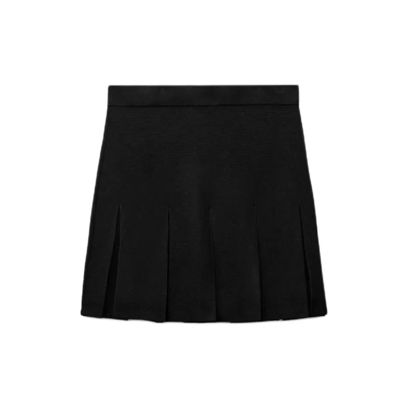 ZARA Casual Short Skirts Women's Black-1