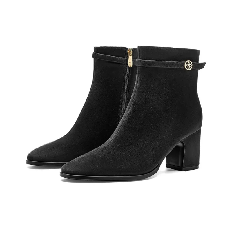 NINE WEST Ankle Boots 7cm Women's-8