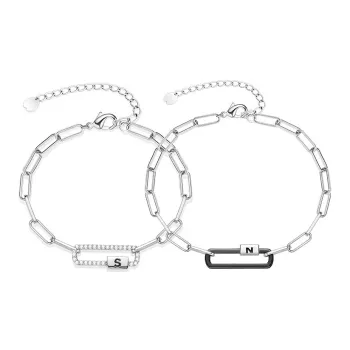 HUAYA Synthetic Cubic Zirconia Bracelets Unisex