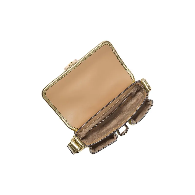 MICHAEL KORS Colby Leather Handbag Shoulder Bag Mini Women's Light Gold-2